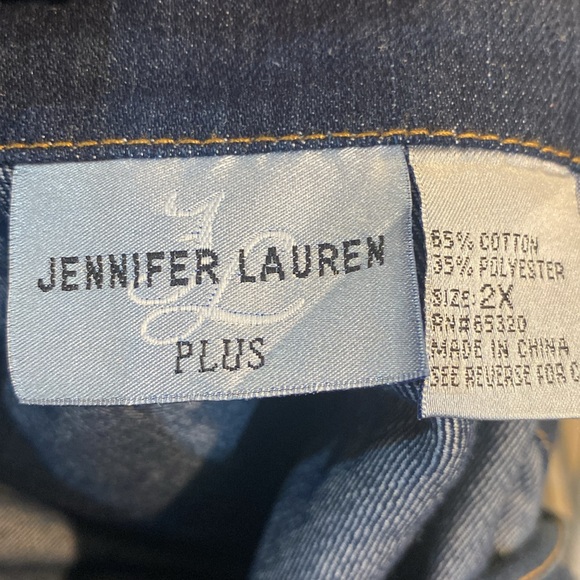 Jennifer Lauren size 2X jeans skirt good condition - Picture 4 of 4